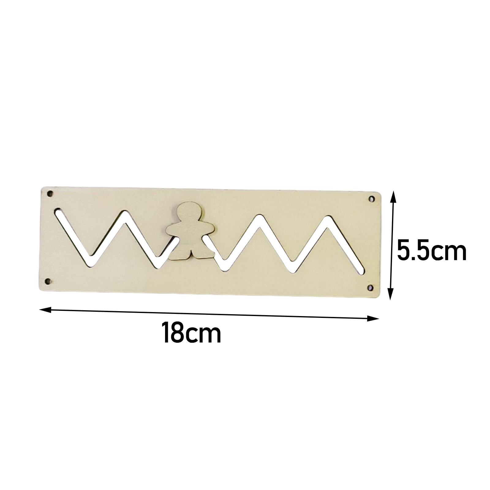 DIY Busy Board Slide Track Woo - Montessori Wooden Busy Board Toddler recension och pris