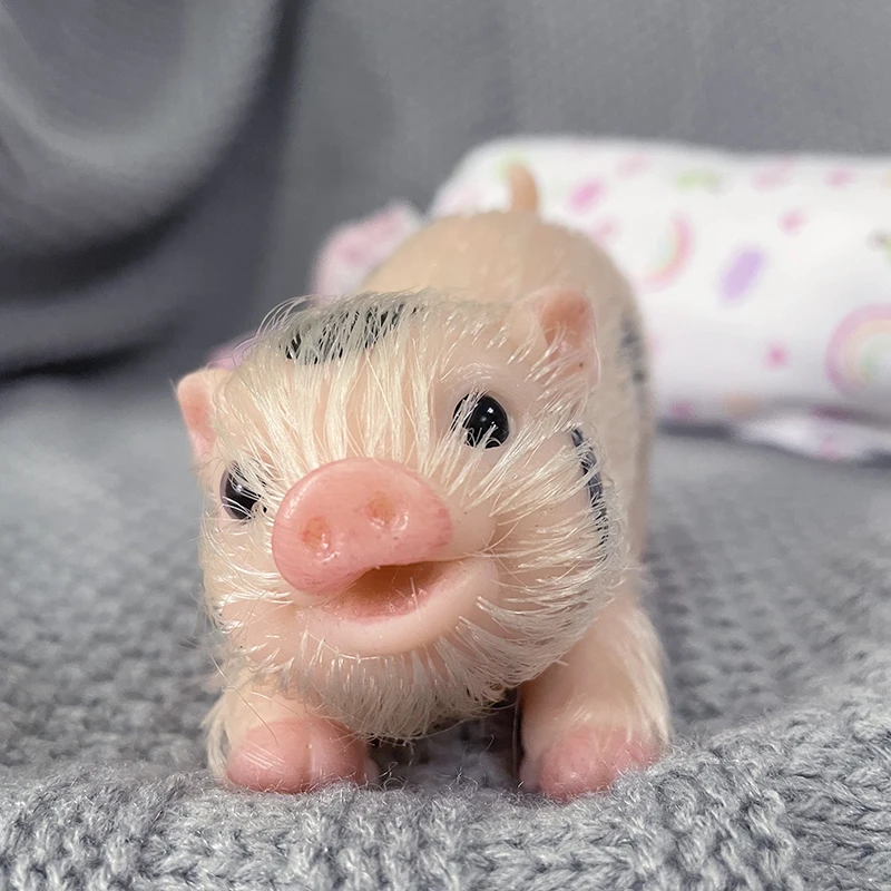 5Inch Smile Face Reborn Pig Do - Reborn Baby Doll Silicone Realistic recension och pris