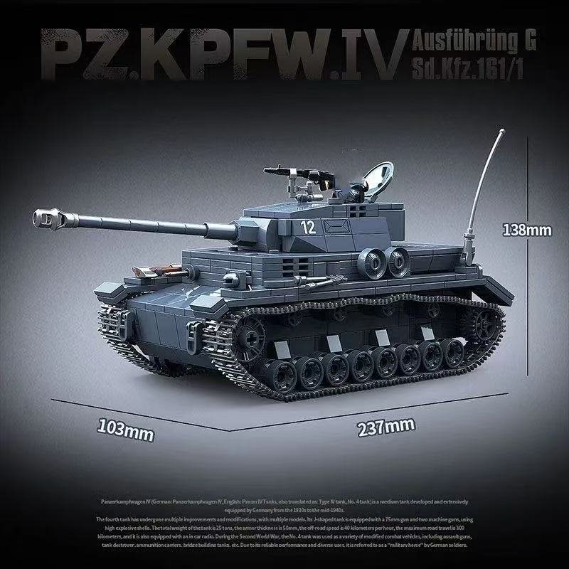 985PCS Military No. 3 Type L T - Lego Compatible Military Tank recension och pris