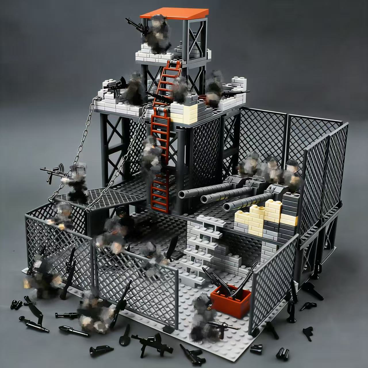 Military Battle Base Modular B - Lego Compatible Military Tank recension och pris