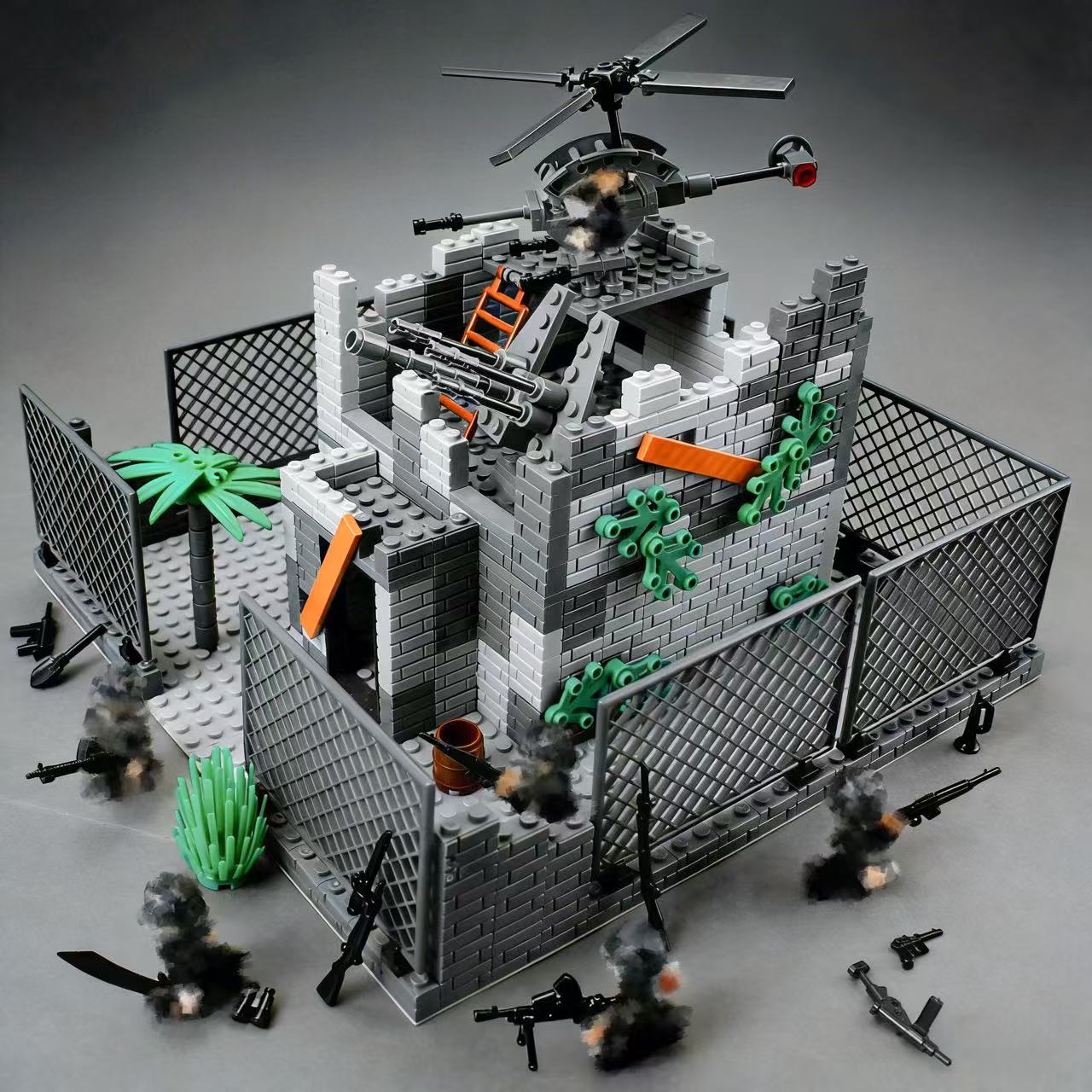 Military Battle Base Modular B - Lego Compatible Military Tank recension och pris