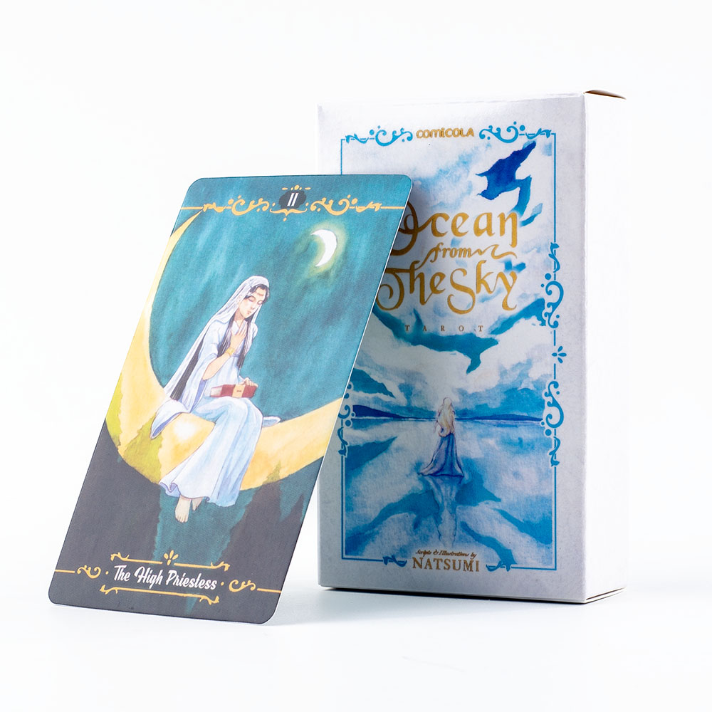 10.3*6cm Hand-Painted Watercol - Tarot Cards Deck With Guidebook recension och pris