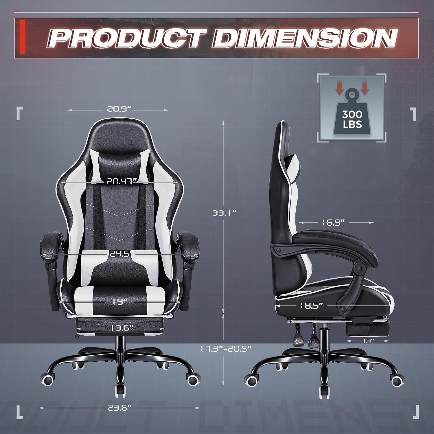Furmax Gaming Chair, Video Gam - Video Games recension och pris