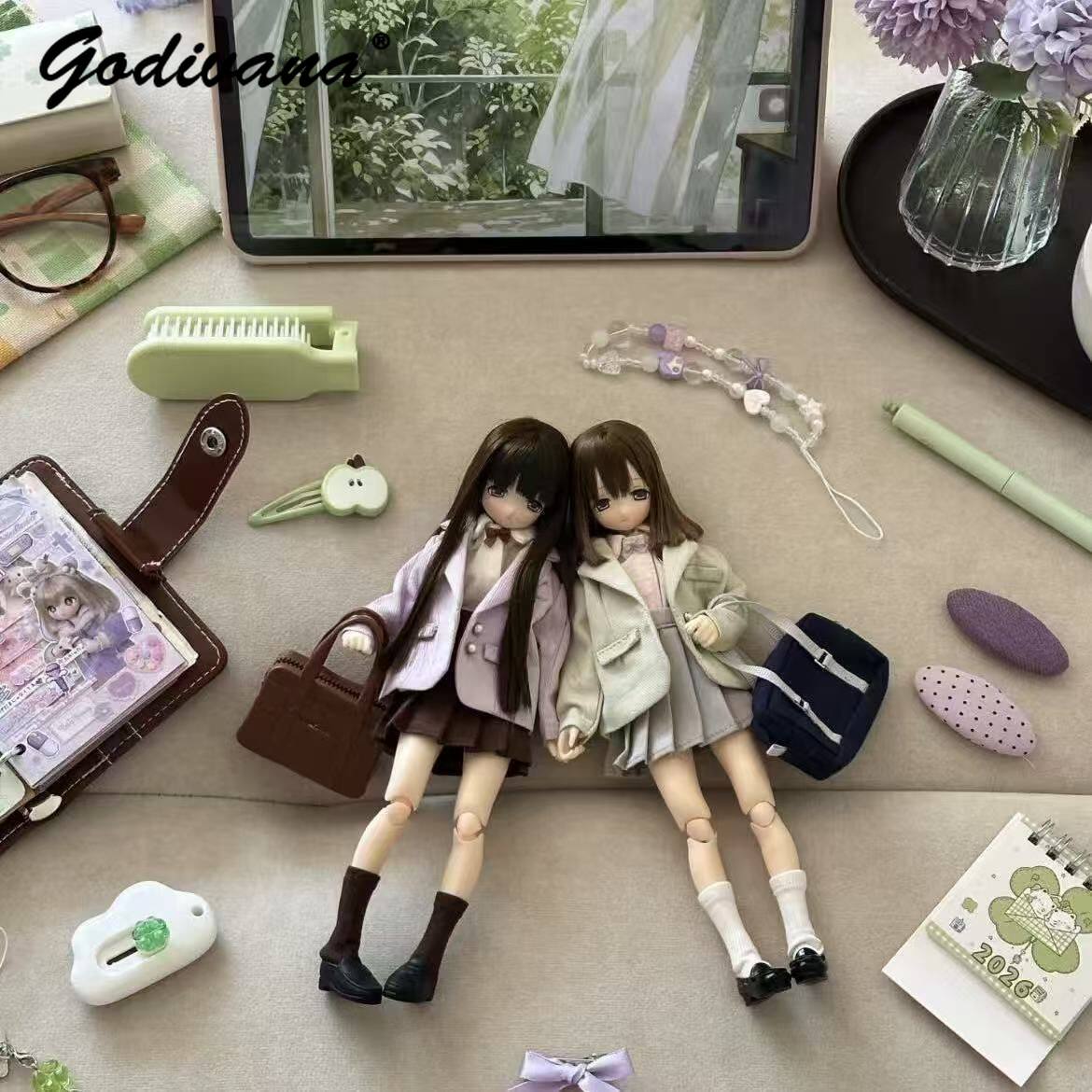 Blythe/OB22/24/azone Doll Clot - Bjd Doll 1 6 Full Set With Clothes recension och pris