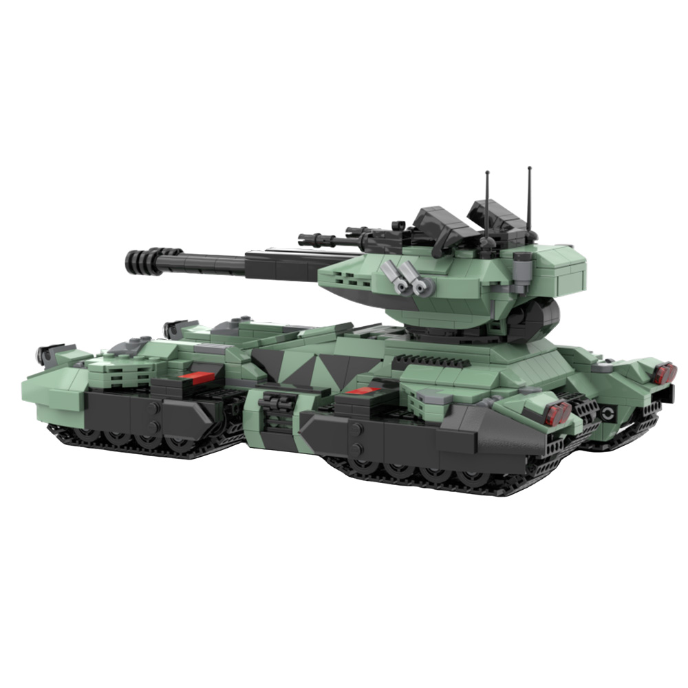 MOC UNSC Grizzly Tank Building - Lego Compatible Military Tank recension och pris