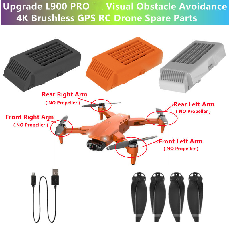 L900 PRO  Obstacle Avoidance G - Fpv Brushless Rc Drone 4K recension och pris