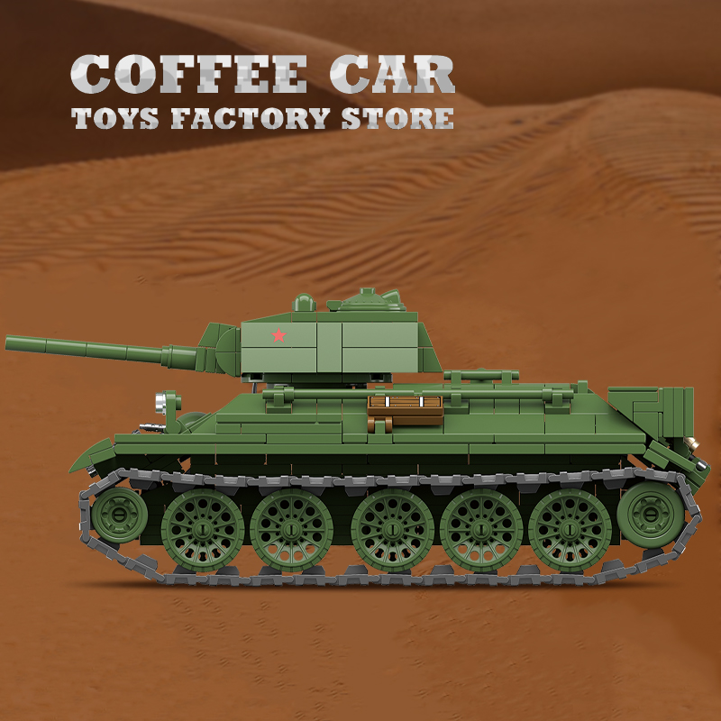 M4A3 Medium Tank Building Bloc - Lego Compatible Military Tank recension och pris