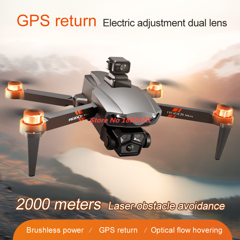 GPS Brushless Drone 8K HD Came - Fpv Brushless Rc Drone 4K recension och pris