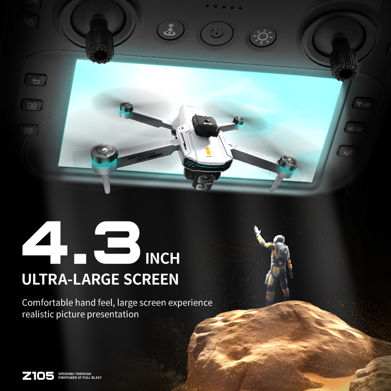 Original Z105 GPS Foldable RC  - Fpv Brushless Rc Drone 4K recension och pris