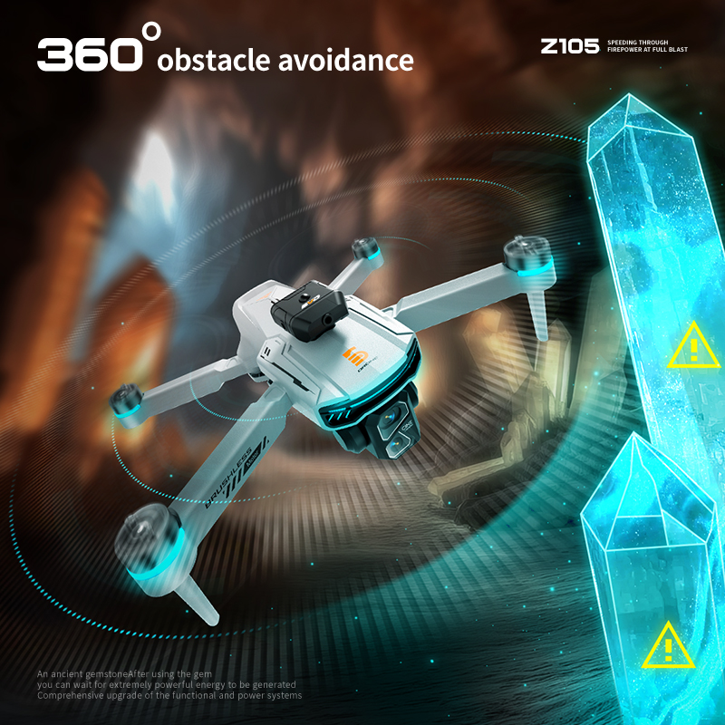 Original Z105 GPS Foldable RC  - Fpv Brushless Rc Drone 4K recension och pris